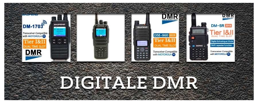 Walkie Talkies Baofeng DMR Tier 1 e Tier 2, comunicazione efficace
