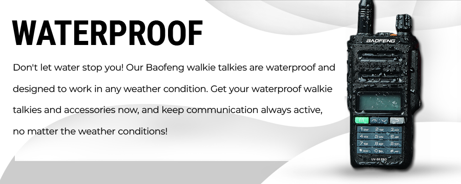 Walkie talkie e accessori impermeabili del marchio Baofeng