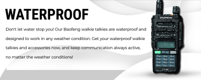 Walkie Talkies Waterproof da Baofeng